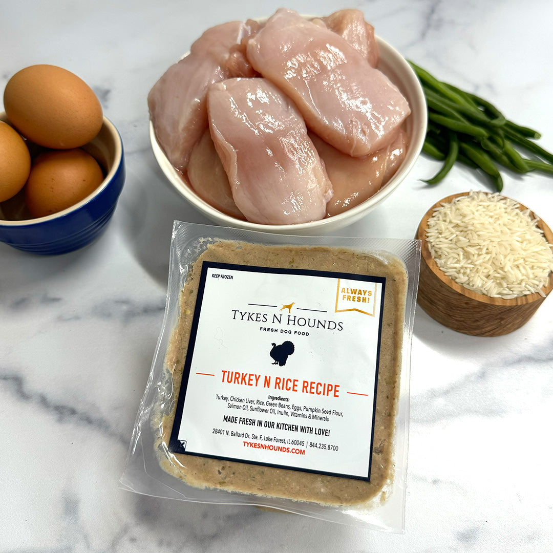 Turkey Rice Product Turkey and Rice Formula (With Grain) – Tykes N Hounds