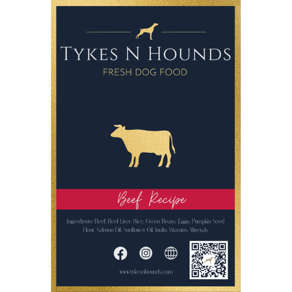 Beef and Rice Formula (With Grain) Tykes N Hounds